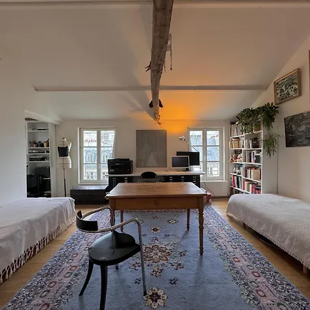 Loft Marais 100 M2 In Heart Of *